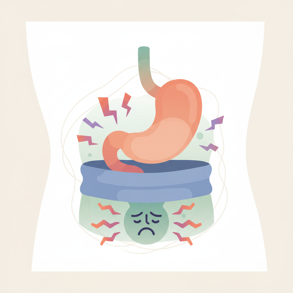 Симптоми грижі шлунка — иллюстрация к статье «грижа шлунку»