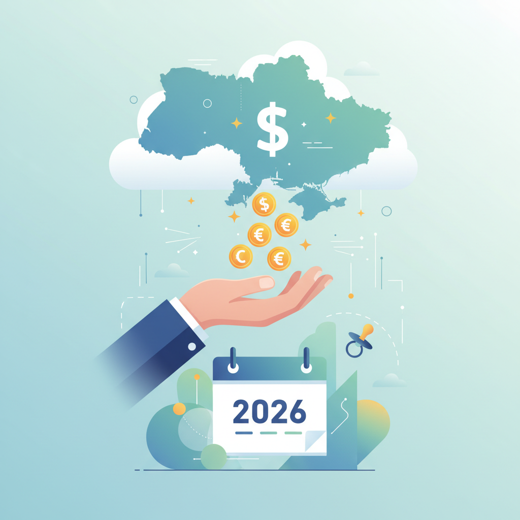 Суммы детских пособий в 2026 году — иллюстрация к статье «когда приходят детские после оформления украина»