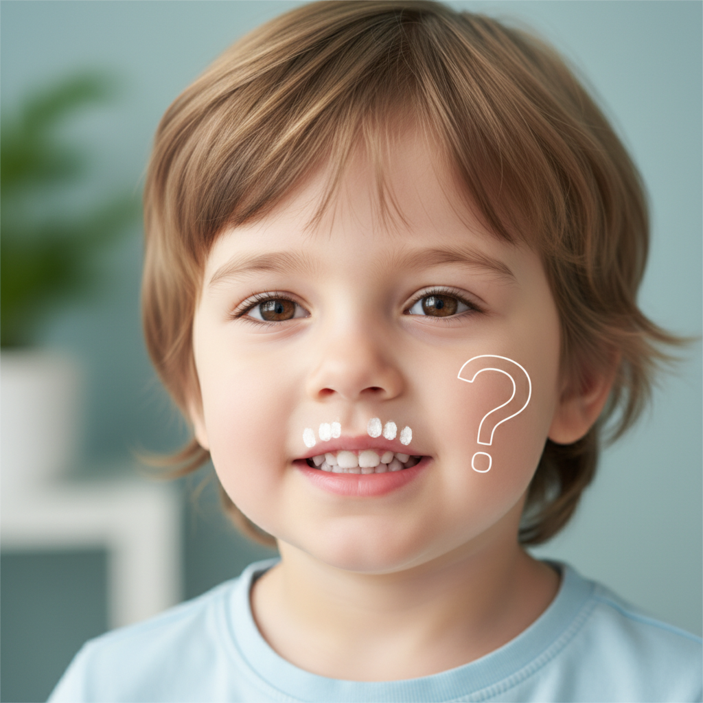 Як виглядають білі плями та коли турбуватися? — иллюстрация к статье «білі плями на зубах у дитини»