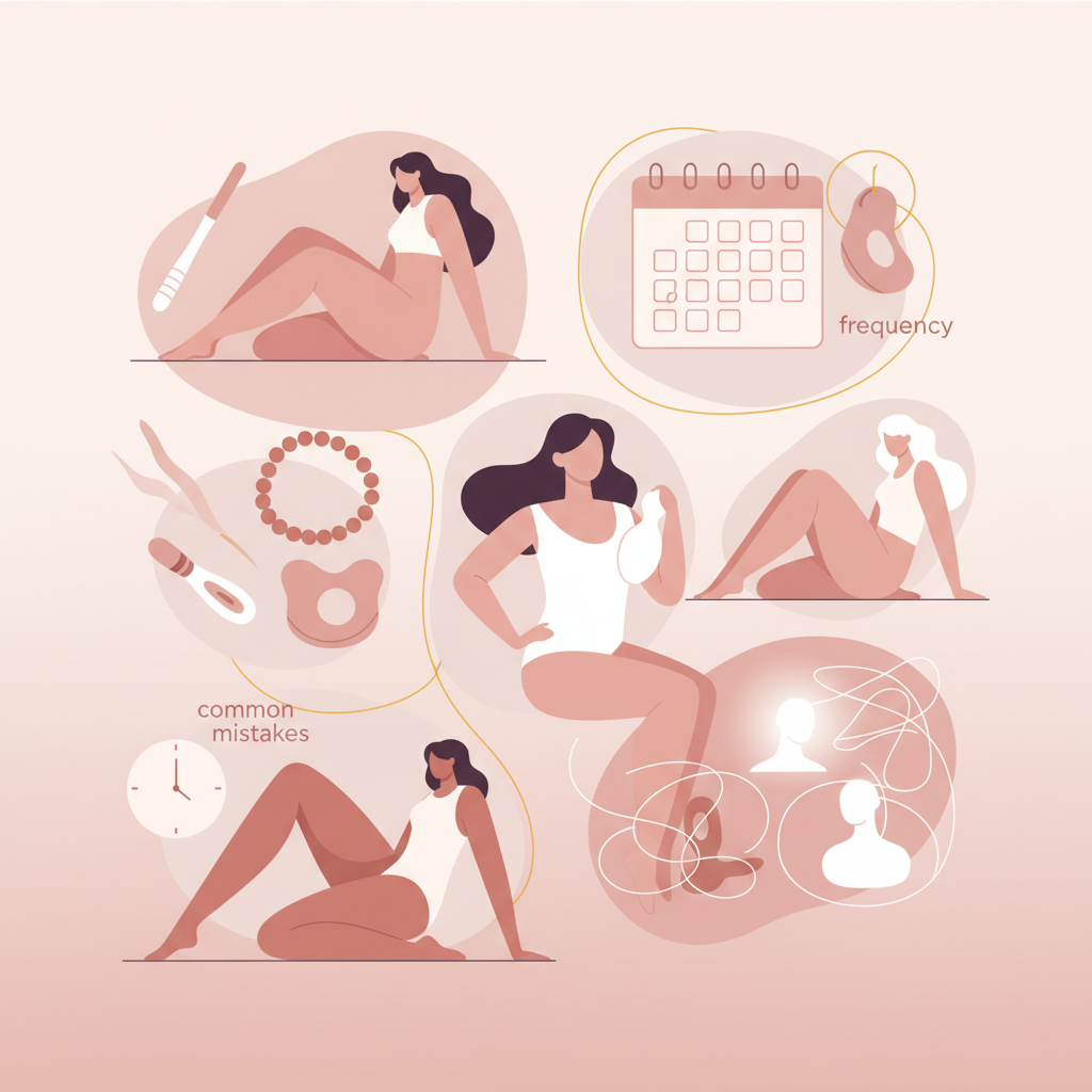 Частота, игрушки и распространенные ошибки — иллюстрация к статье «женская мастурбация как правильно»