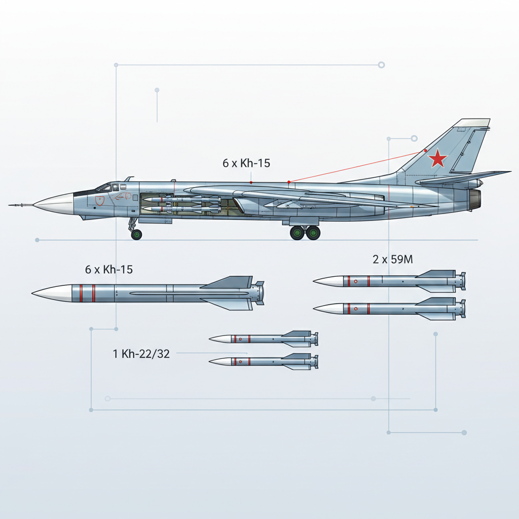 Сколько ракет несет Ту-22М3: по типам вооружения — иллюстрация к статье «ту-22м3 количество ракет»