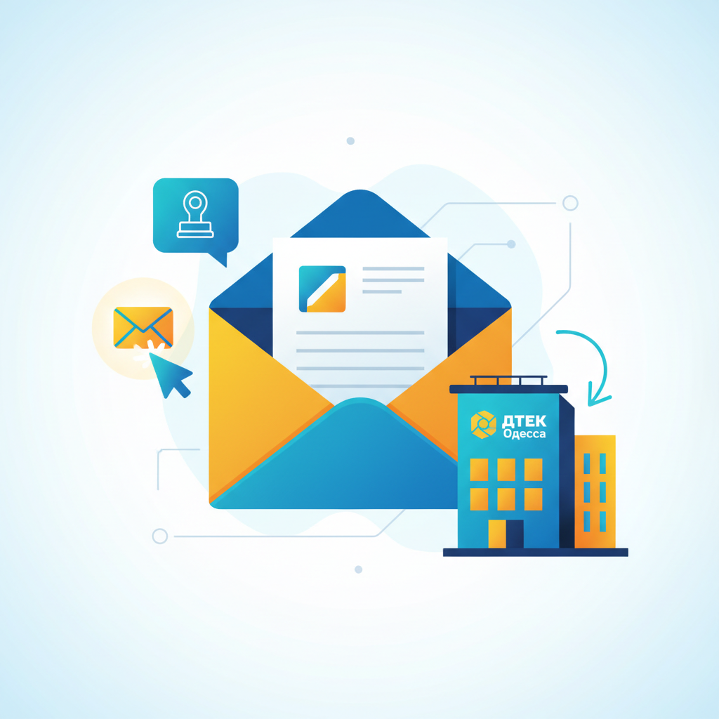 Email и официальные обращения в ДТЭК Одесса — иллюстрация к статье «как связаться с оператором дтэк одесса»