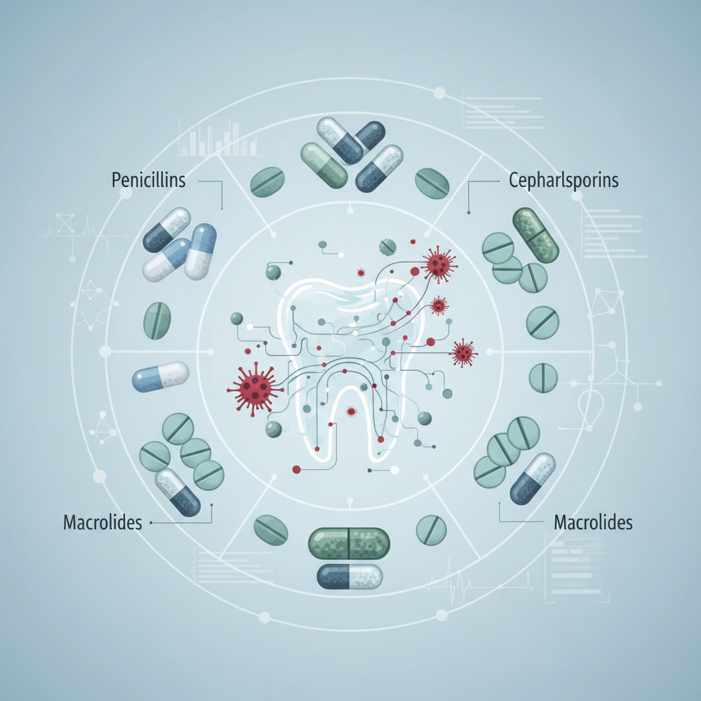 Основні групи антибіотиків у стоматології — иллюстрация к статье «антибіотик для зубів»