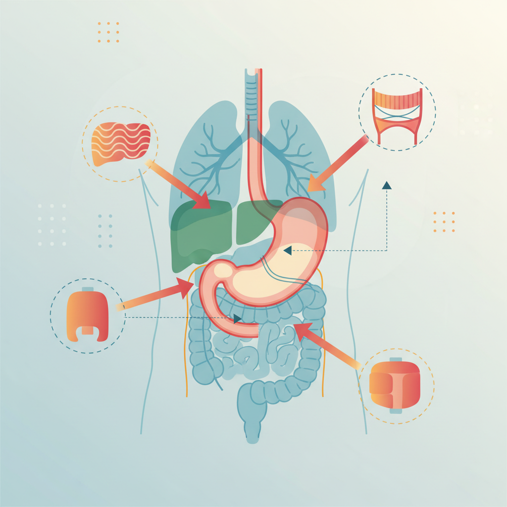 Причини виникнення грижі шлунка — иллюстрация к статье «грижа шлунку»
