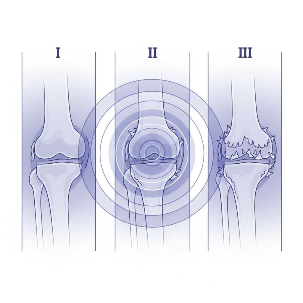 Ступені артрозу колінного суглоба: як визначити свій стан — иллюстрация к статье «як лікувати артроз колінного суглобу»
