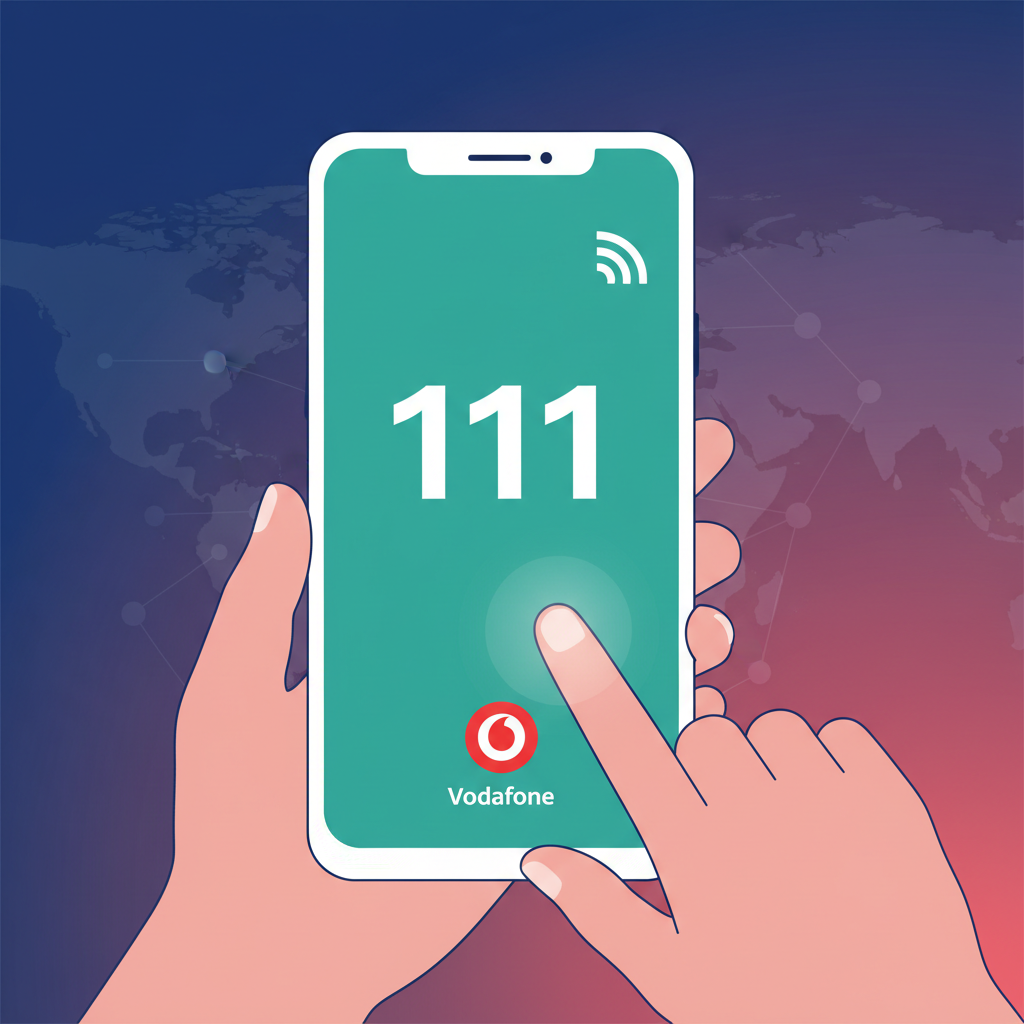 Звонок с мобильного Vodafone (номер 111) — иллюстрация к статье «как связаться с оператором vodafone»