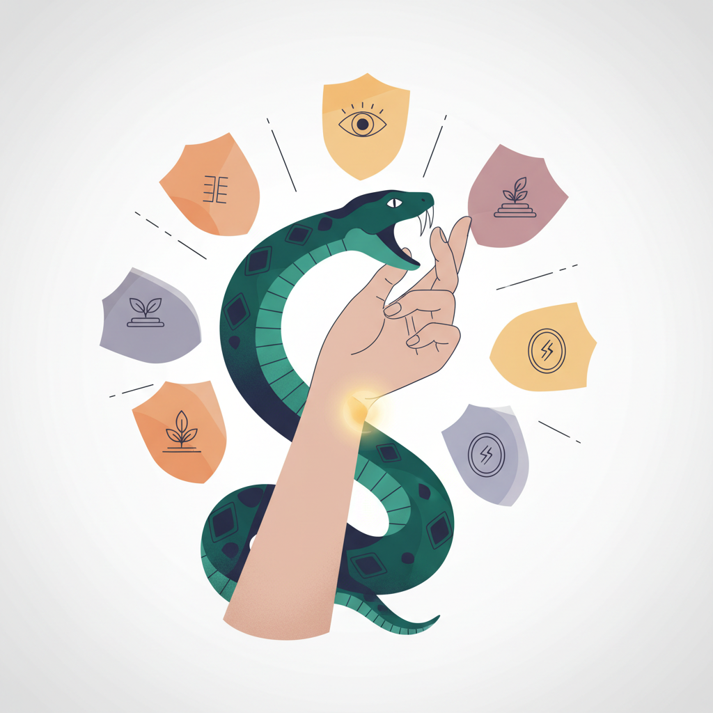 К чему снится укус змеи женщине: предупреждения и уроки — иллюстрация к статье «к чему снятся змеи женщине»