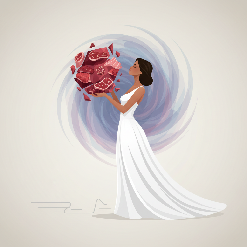 Общее толкование сна о сыром мясе — иллюстрация к статье «к чему снится сырое мясо женщине»