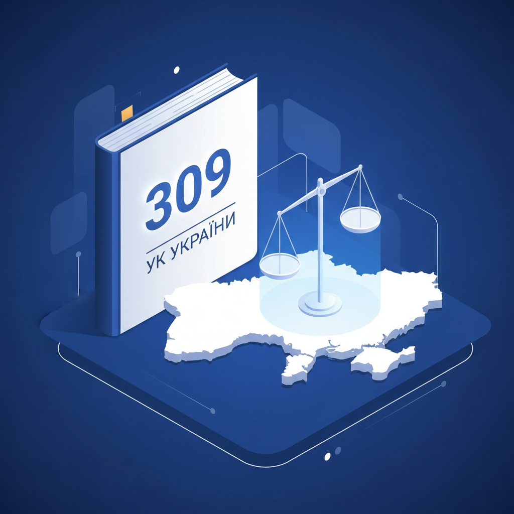 Введение: что такое статья 309 УК Украины — иллюстрация к статье «309 статья ук украины»