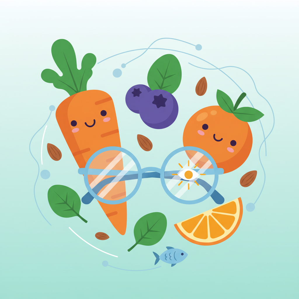 Які вітаміни найважливіші для зору дітей — иллюстрация к статье «вітаміни для зору для дітей»