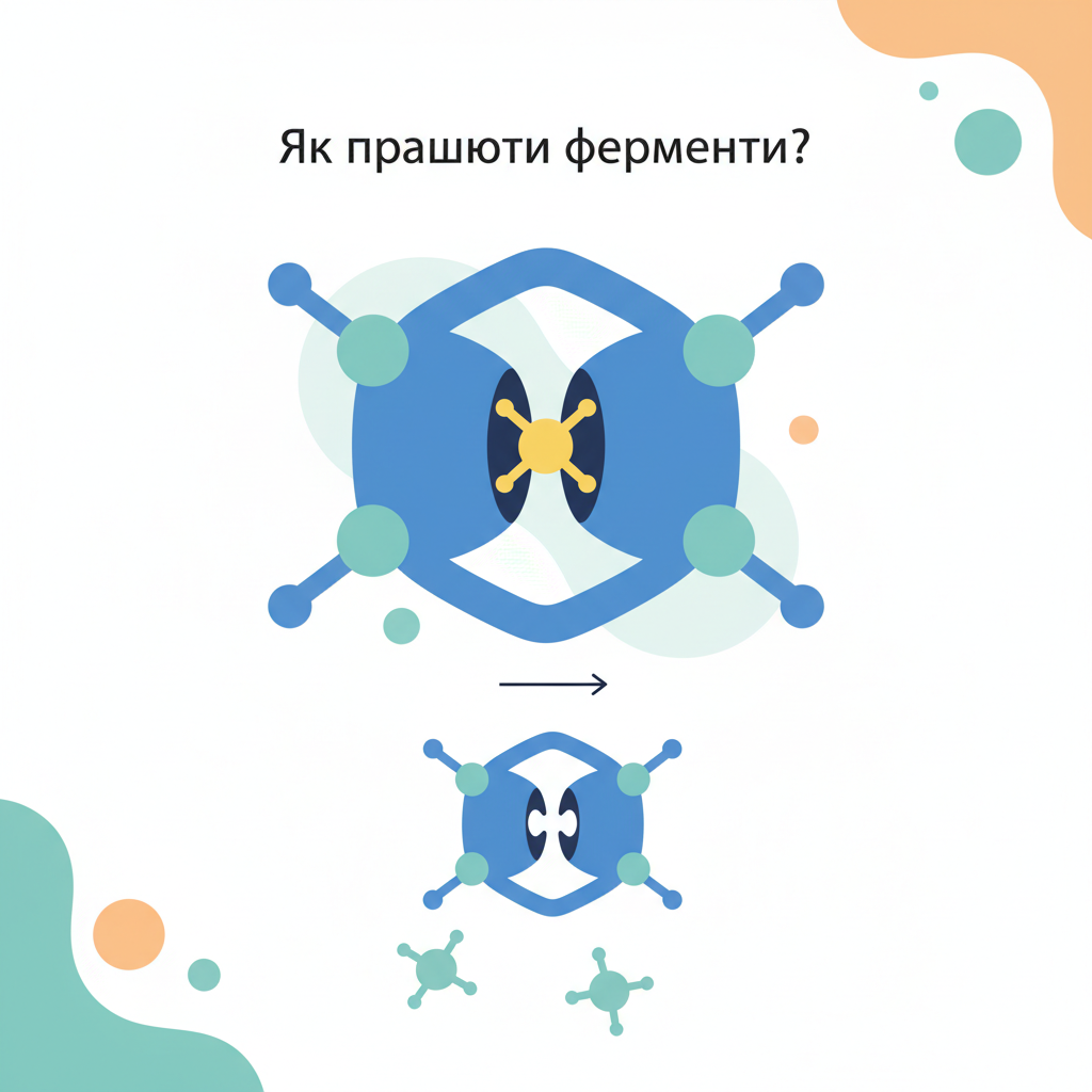 Як працюють ферменти? — иллюстрация к статье «що таке ферменти»