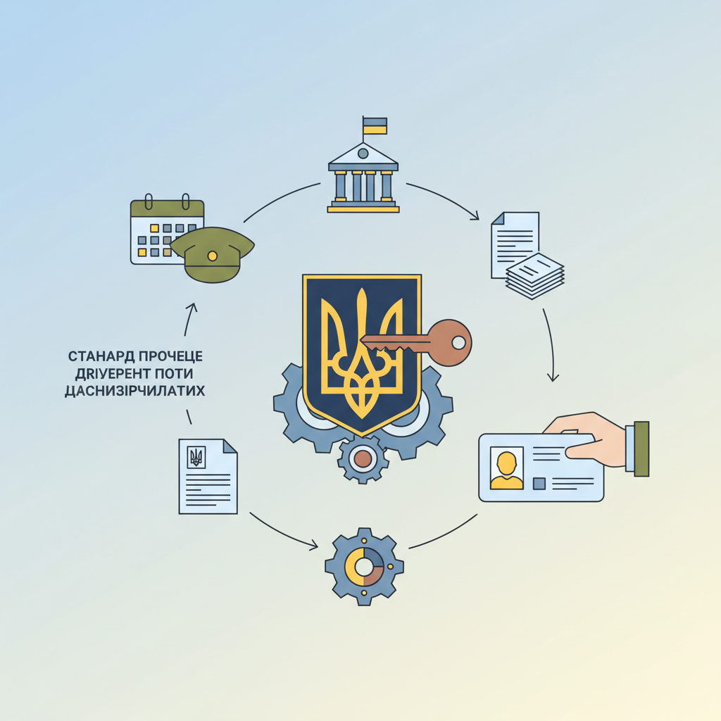 Стандартная процедура возврата прав после лишения — иллюстрация к статье «как забрать права после лишения в военное время в украине»