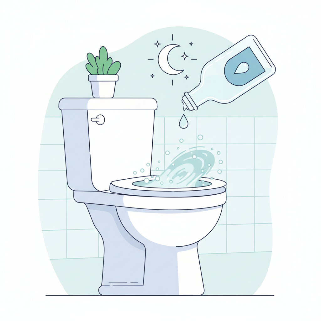 Оцет: ночевий засіб для глибокого очищення — иллюстрация к статье «Як відбілити унітаз»