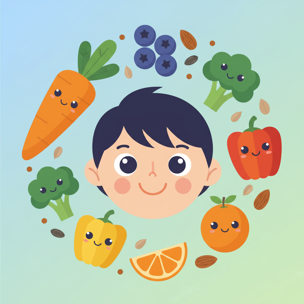 Продукти багаті на вітаміни для зору — иллюстрация к статье «вітаміни для зору для дітей»