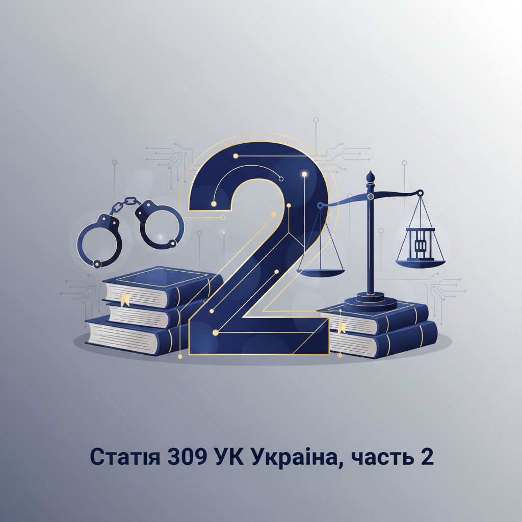 Часть 2 статьи 309: квалифицирующие признаки и усиленное наказание — иллюстрация к статье «309 статья ук украины»