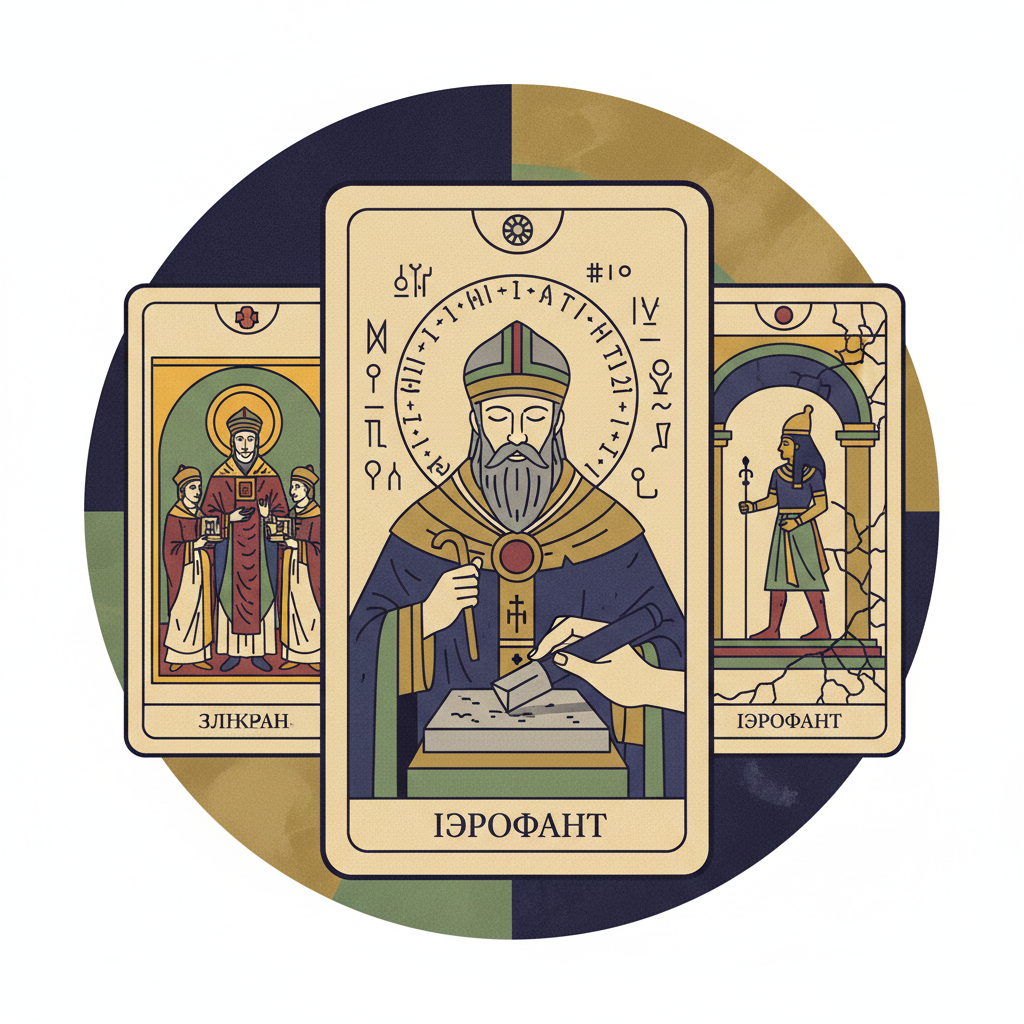 Історія та походження карти Ієрофант — иллюстрация к статье «ієрофант таро значення»