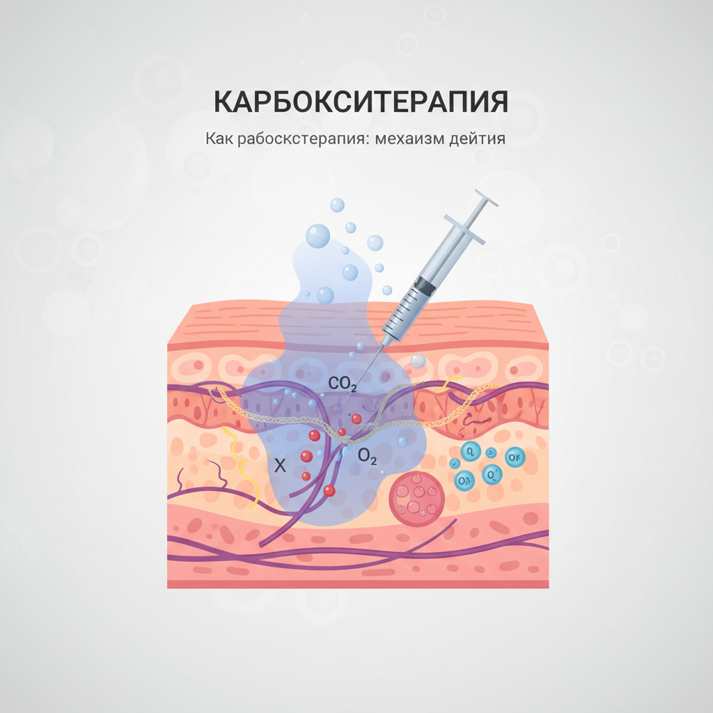 Как работает карбокситерапия: механизм действия — иллюстрация к статье «карбокситерапия»