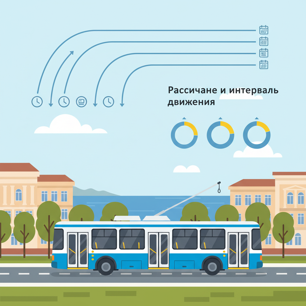 Расписание и интервалы движения — иллюстрация к статье «7 троллейбус одесса маршрут»