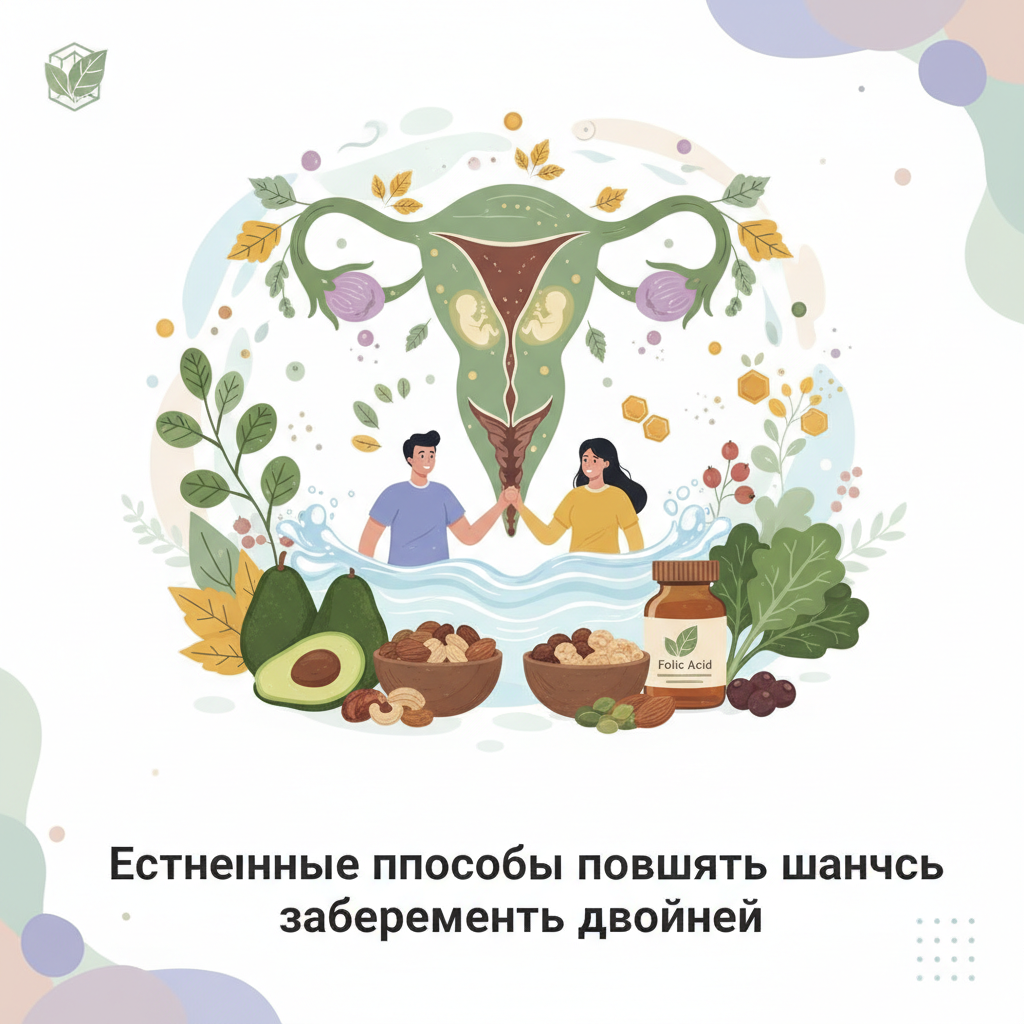 Естественные способы повысить шансы забеременеть двойней — иллюстрация к статье «как забеременеть двойней»