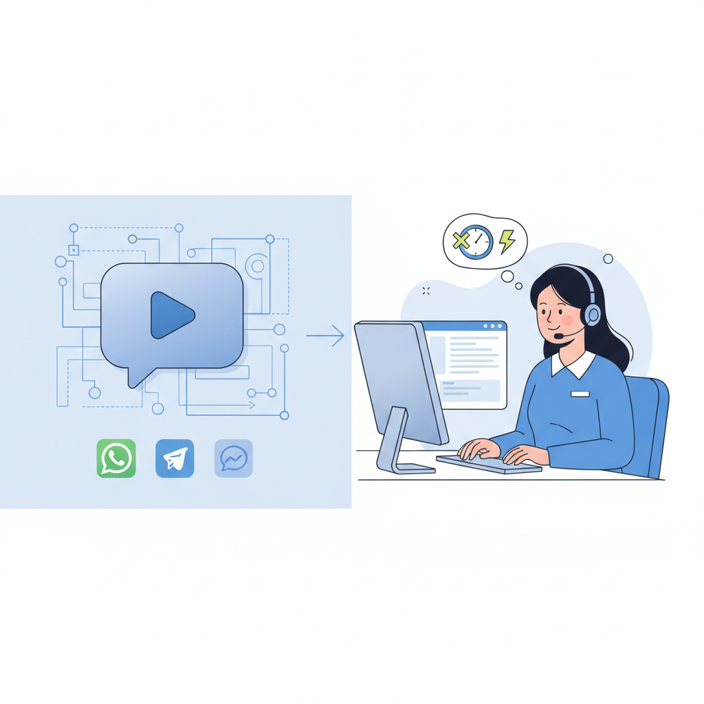 Чат-боты и мессенджеры: быстро без ожидания — иллюстрация к статье «как связаться с оператором дтэк одесса»