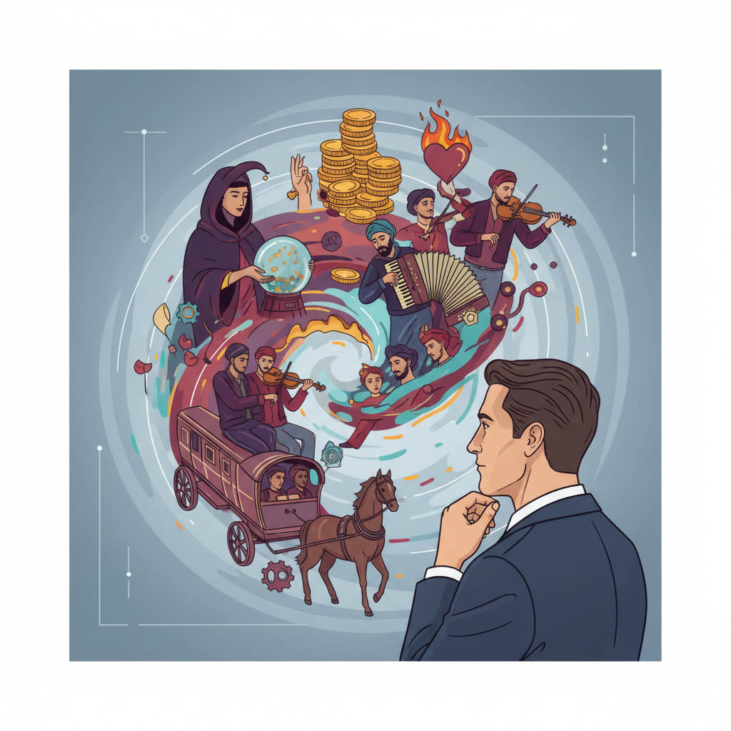К чему снятся цыгане мужчине: риски, страсти и дела — иллюстрация к статье «к чему снятся цыгане»