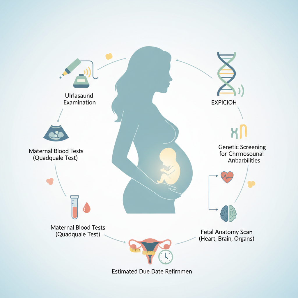 Що входить у 2 скринінг при вагітності — иллюстрация к статье «2 скринінг при вагітності»
