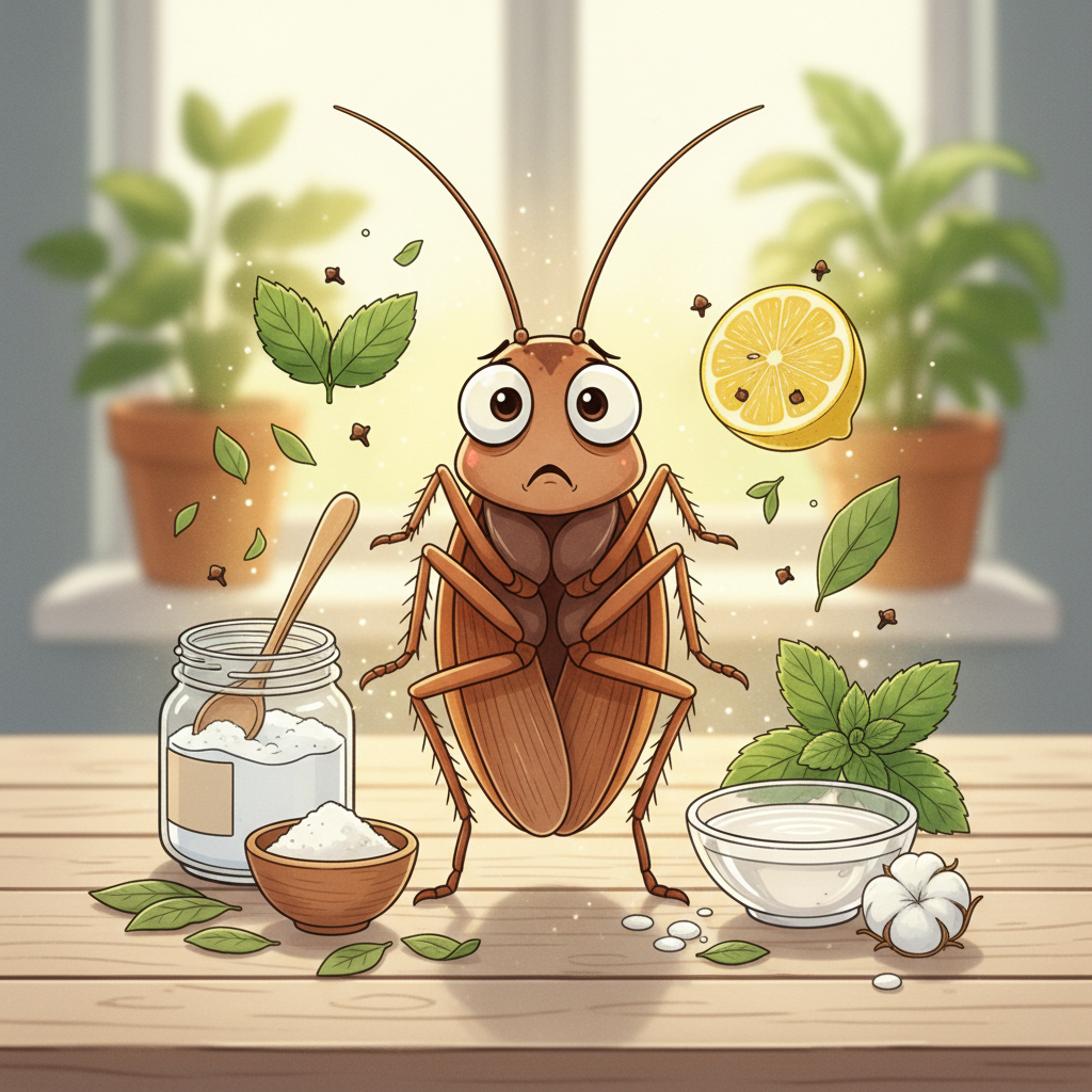 Народні засоби проти тарганів — иллюстрация к статье «Як вивести тарганів з квартири та будинку»