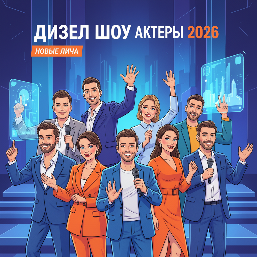 Кто новые лица в Дизель Шоу 2026 — иллюстрация к статье «дизель шоу актеры 2026»