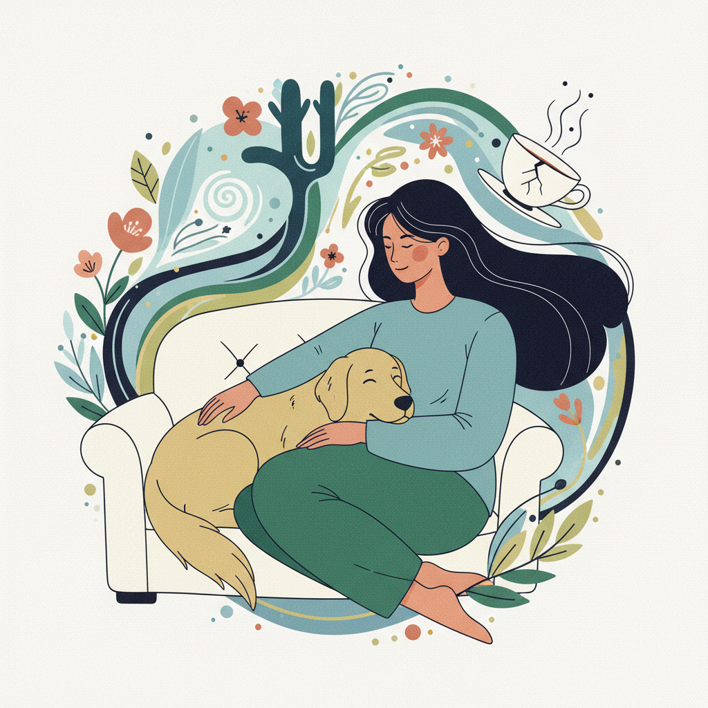 Сон о собаке замужней женщине: гармония или предупреждение — иллюстрация к статье «к чему снится собака женщине»