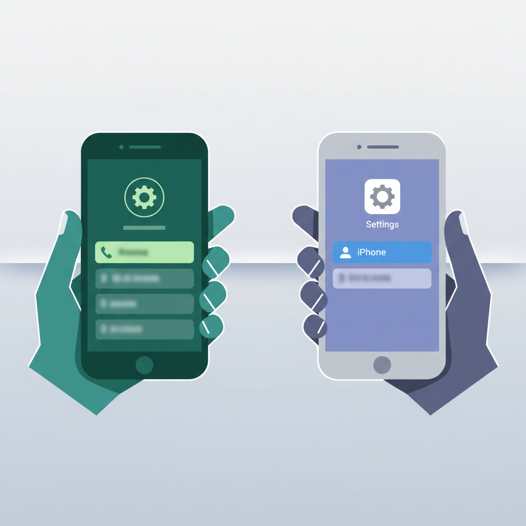 Способ 2: Проверьте настройки телефона Android и iPhone — иллюстрация к статье «как узнать свой номер телефона водафон»