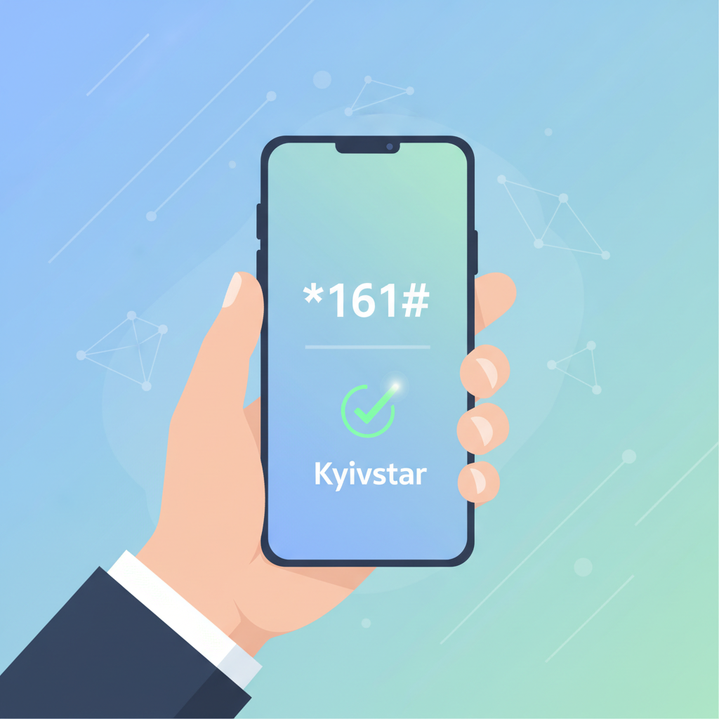 Способ 1: USSD-запрос *161# — самый быстрый и бесплатный метод — иллюстрация к статье «как узнать свой номер телефона киевстар»