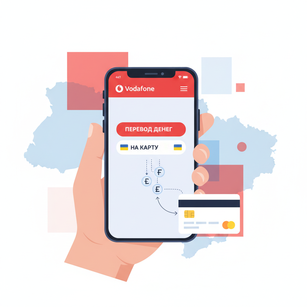 Способ 2: Перевод через приложение My Vodafone — иллюстрация к статье «vodafone перевод денег на карту в украине»