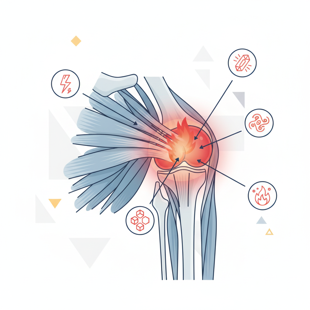 Причини бурситу: чому запалюються бурси — иллюстрация к статье «бурсит це»