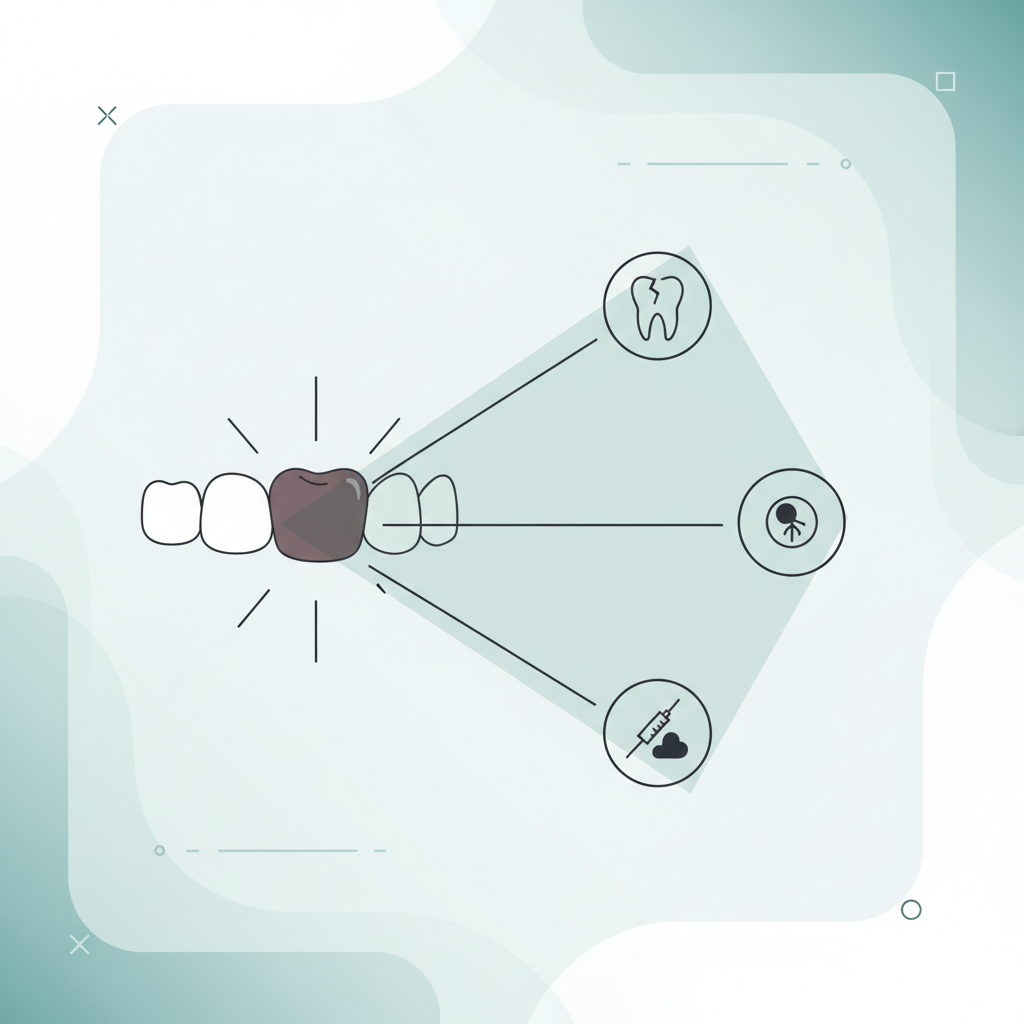 Діагностика: як зрозуміти причину потемніння — иллюстрация к статье «потемнів зуб»