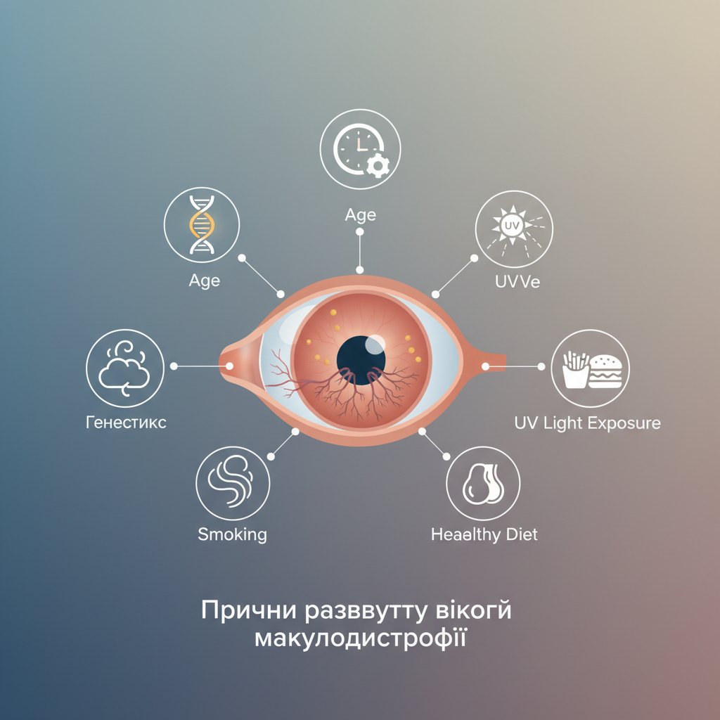 Причини розвитку вікової макулодистрофії — иллюстрация к статье «вікова макулодистрофія»