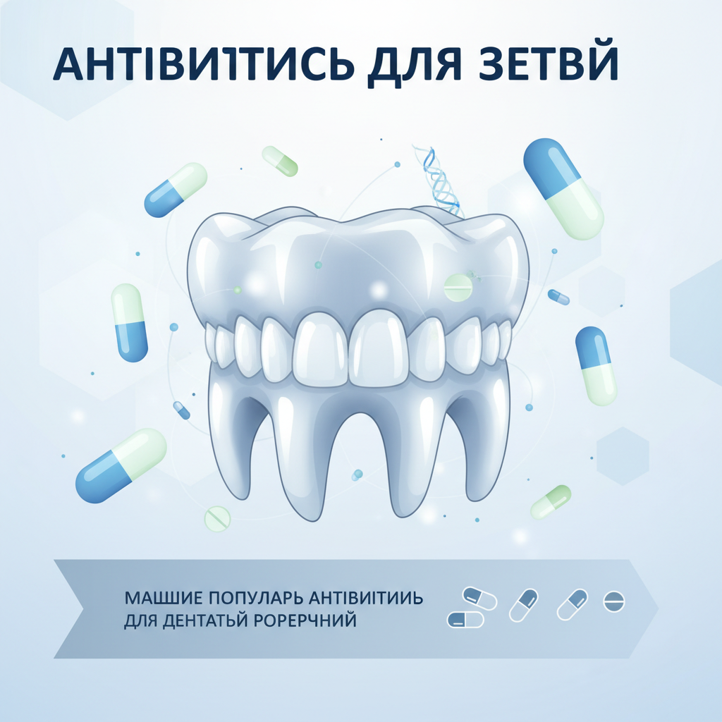 Найпопулярніші антибіотики для лікування зубів — иллюстрация к статье «антибіотик для зубів»