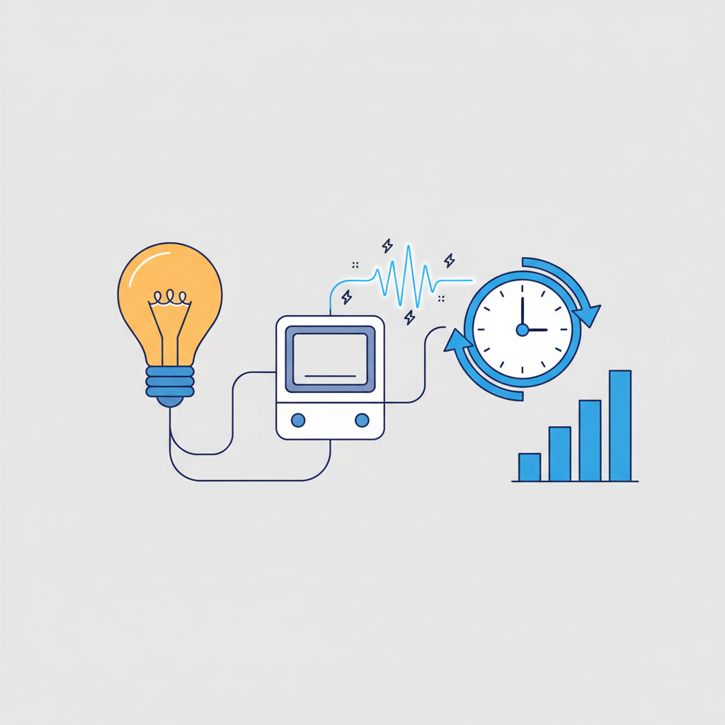 Як вимірюється споживання лампочки — иллюстрация к статье «Скільки споживає лампочка на годину»