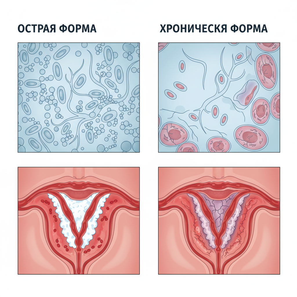 Симптомы молочницы на фото: острая и хроническая формы — иллюстрация к статье «молочница у женщин фото»