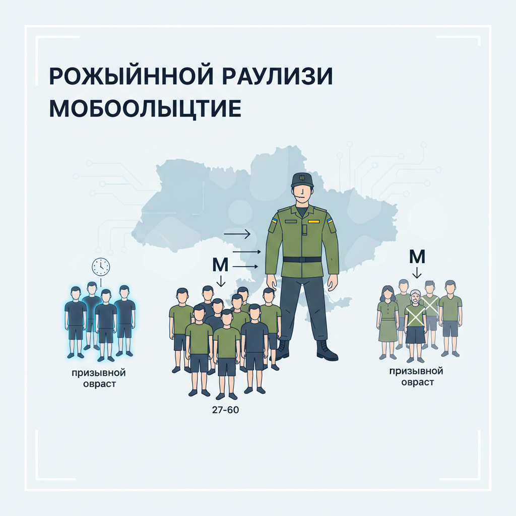 Текущие правила мобилизации: кто подлежит призыву — иллюстрация к статье «призывной возраст в украине»