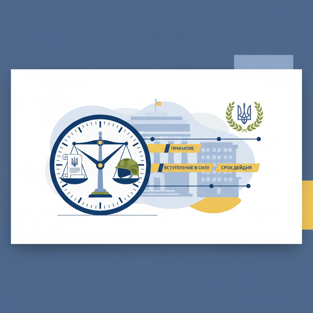 Сроки действия закона о мобилизации в Украине — иллюстрация к статье «закон о мобилизации в украине»