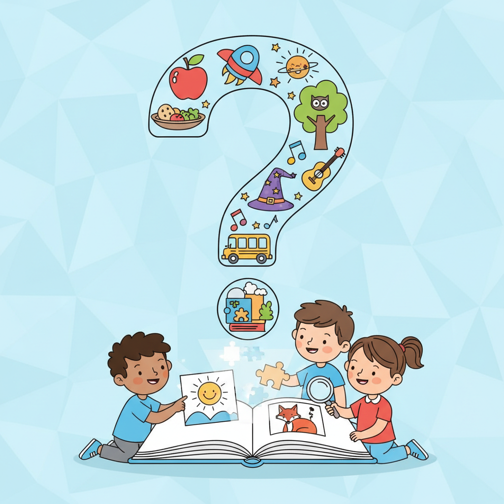 загадки для детей на разные темы — иллюстрация к статье «загадки для детей на разные темы»