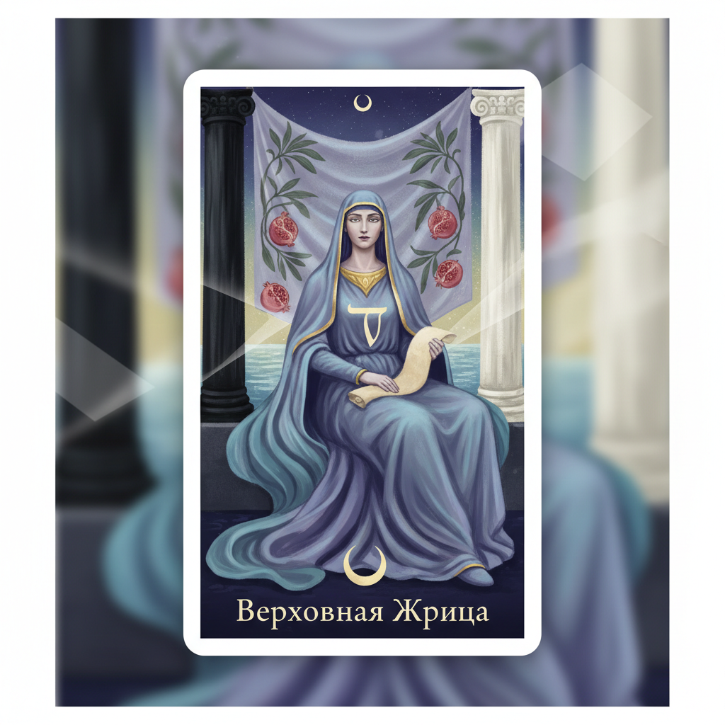 верховная жрица таро значение — иллюстрация к статье «верховная жрица таро значение»