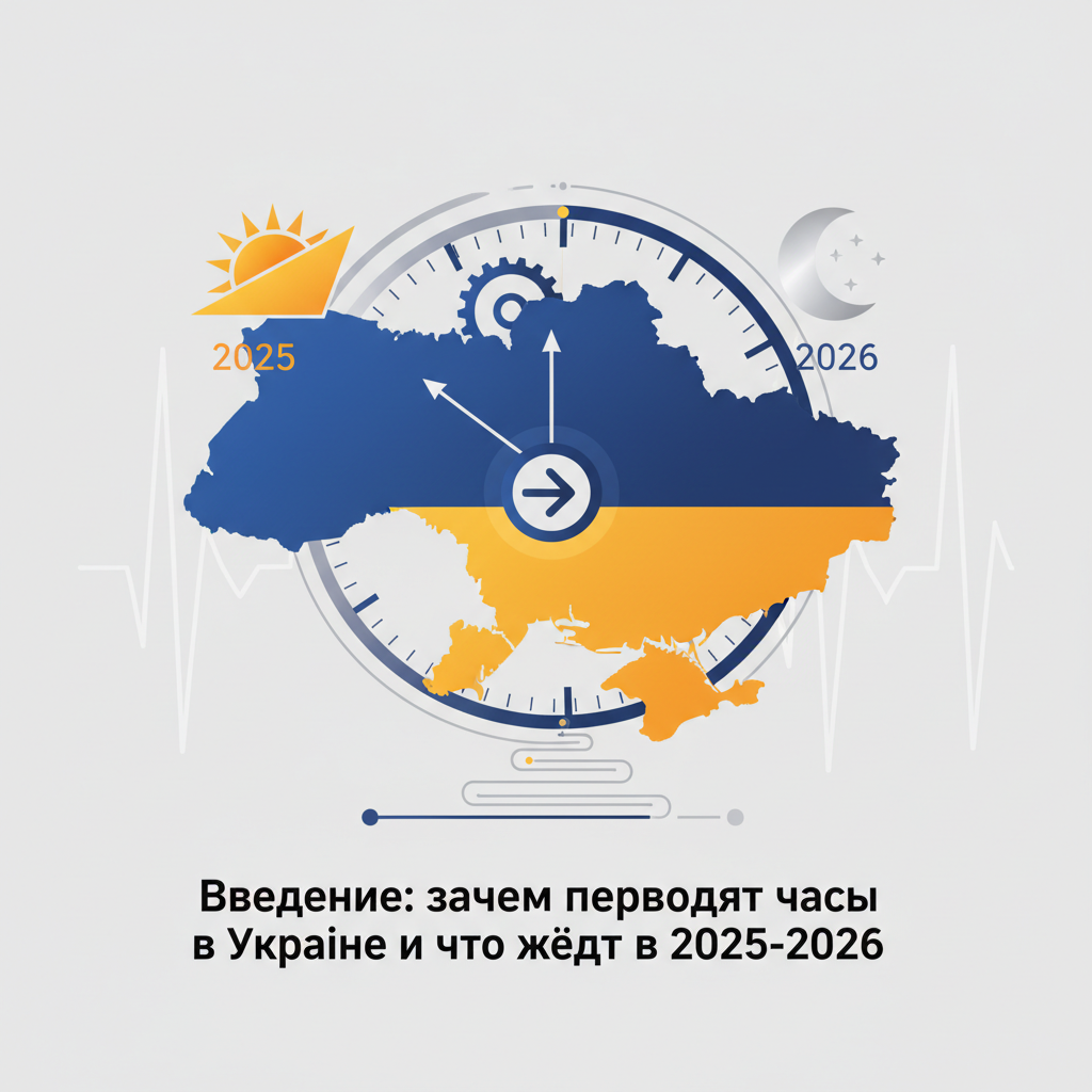 Введение: зачем переводят часы в Украине и что ждет в 2025-2026 — иллюстрация к статье «перевод часов в украине»