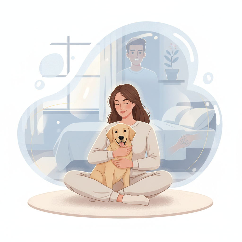 К чему снится собака незамужней женщине — иллюстрация к статье «к чему снится собака женщине»