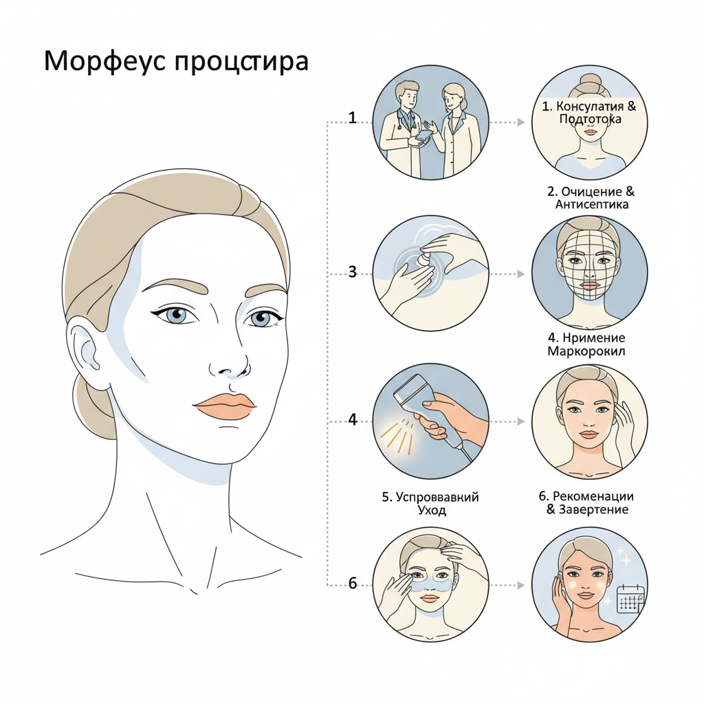 Как проходит процедура Морфеус шаг за шагом — иллюстрация к статье «морфеус процедура»