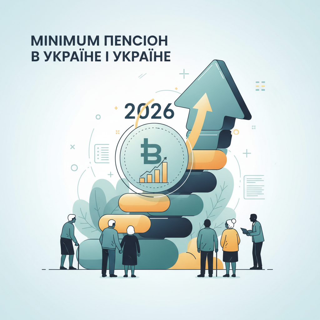 Минимальная пенсия в 2026 году: кто и сколько получит — иллюстрация к статье «как начисляется пенсия в украине»