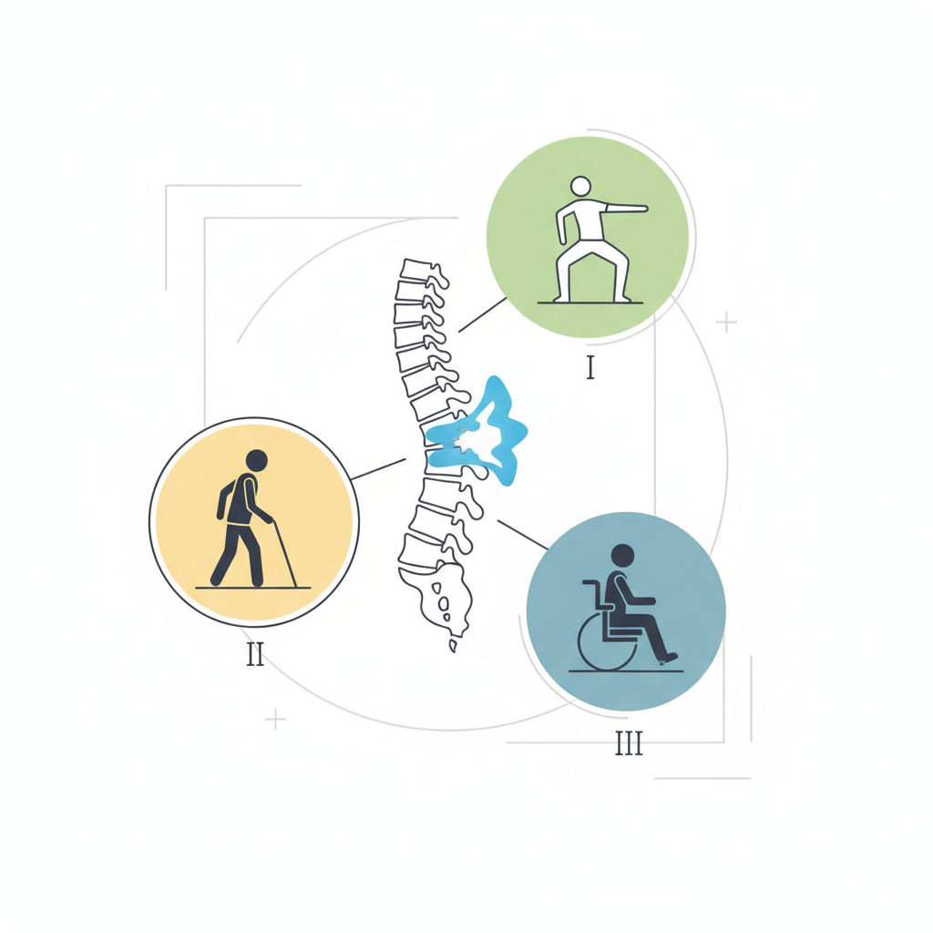 Три групи інвалідності при грижі хребта — иллюстрация к статье «група інвалідності після видалення грижі»