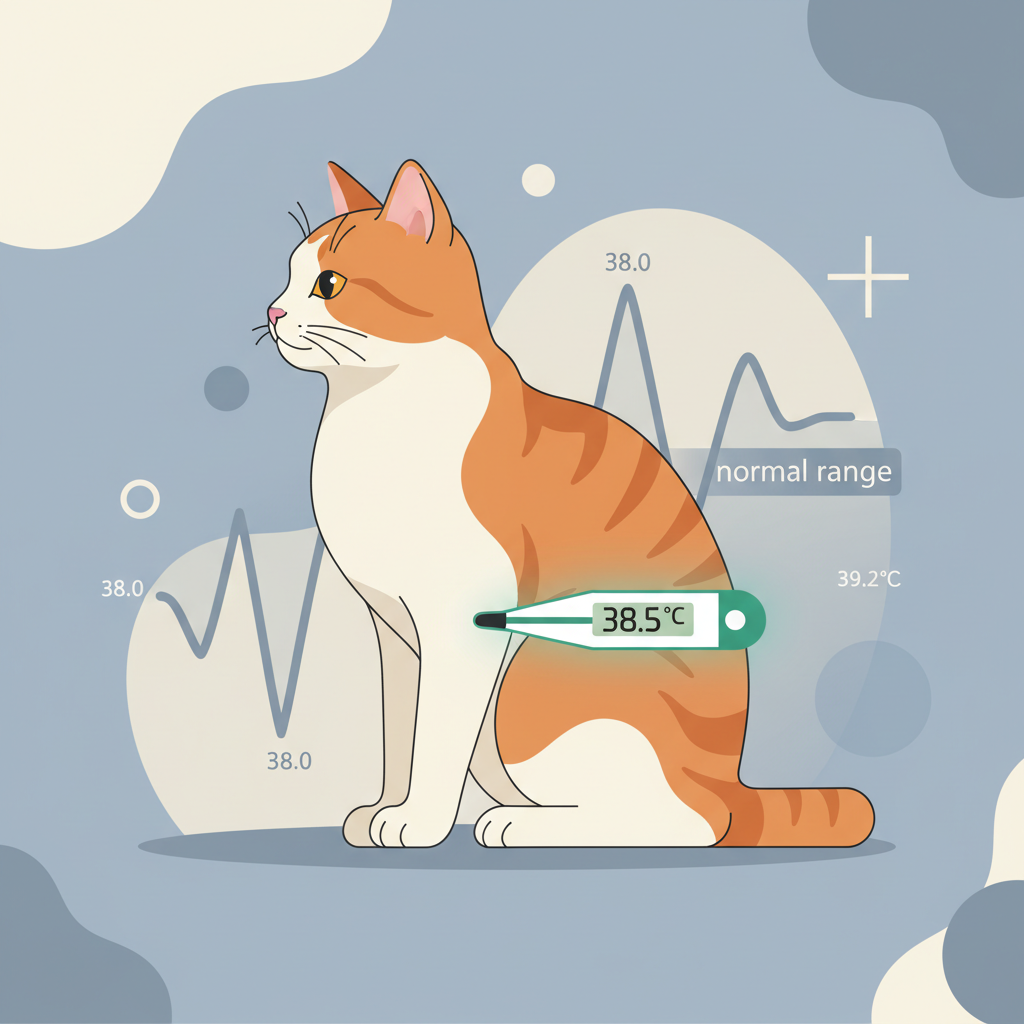 Яка нормальна температура у дорослого кота — иллюстрация к статье «температура тіла кота»